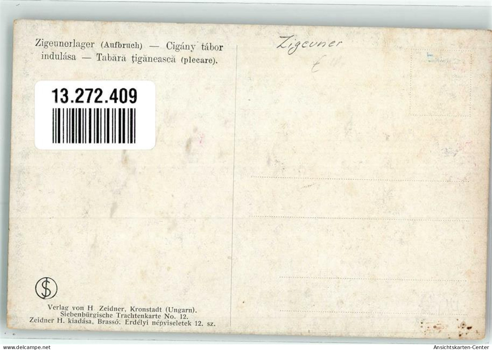 13272409 - Zigeunerlager Esel - Autres & Non Classés
