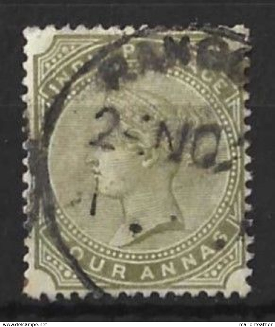 BURMA....INDIA...QUEEN VICTORIA..(1837-01.)......4a....RANGOON POSTMARK......CDS.....USED........ - Fiji (...-1970)