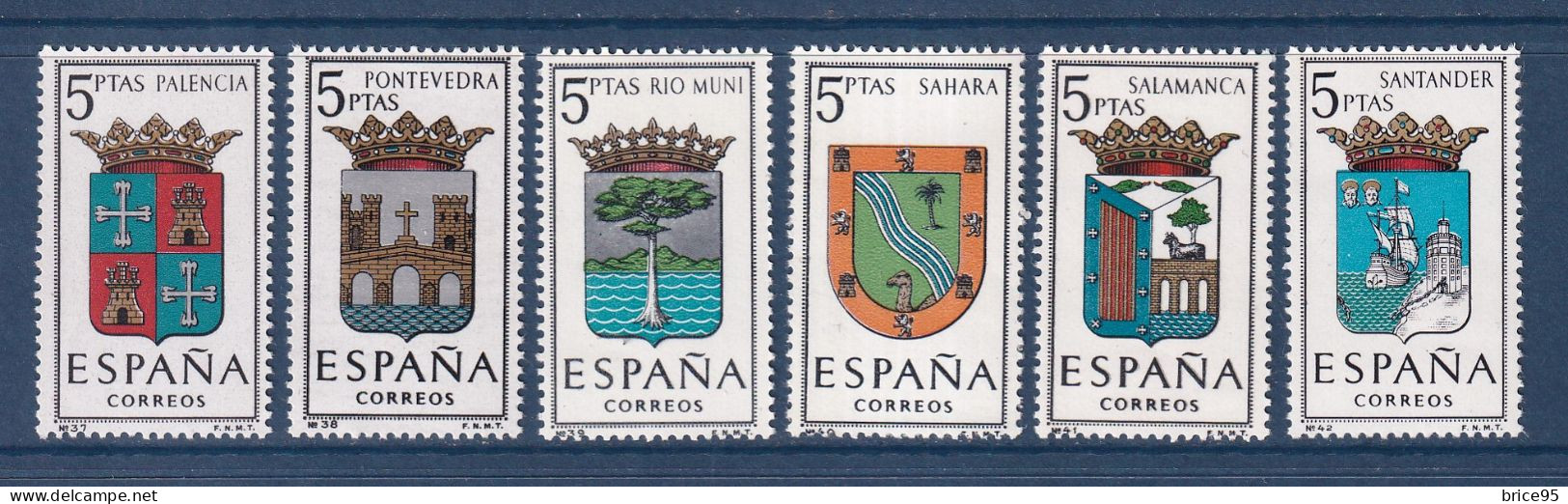 Espagne - YT N° 1296 à 1301 ** - Neuf Sans Charnière - 1965 - Nuovi