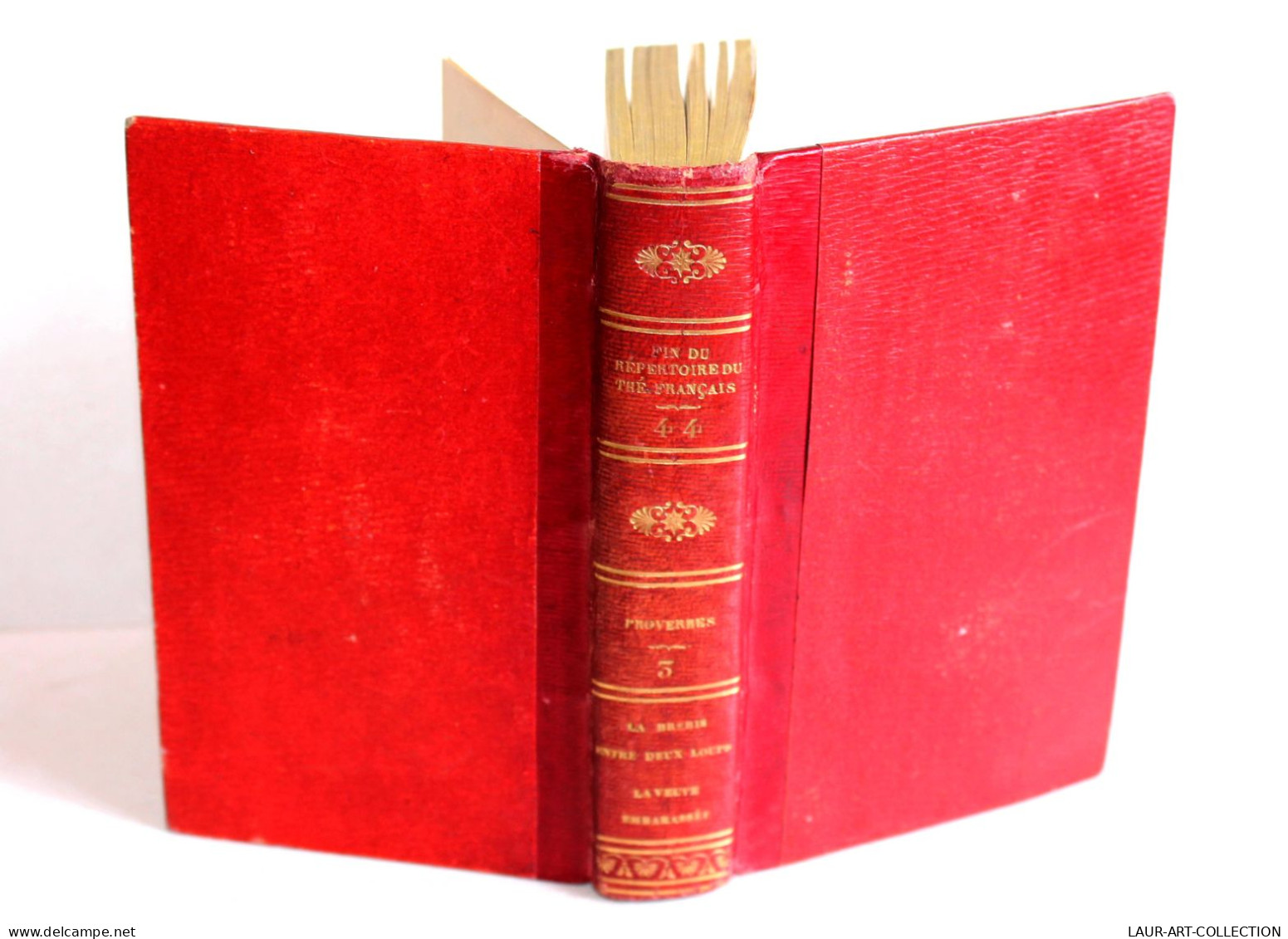 FIN DU REPERTOIRE DU THEATRE FRANCAIS Par LEPEINTRE PROVERBES TOME III 1824 DABO / LIVRE ANCIEN XIXe SIECLE (1803.252) - Franse Schrijvers