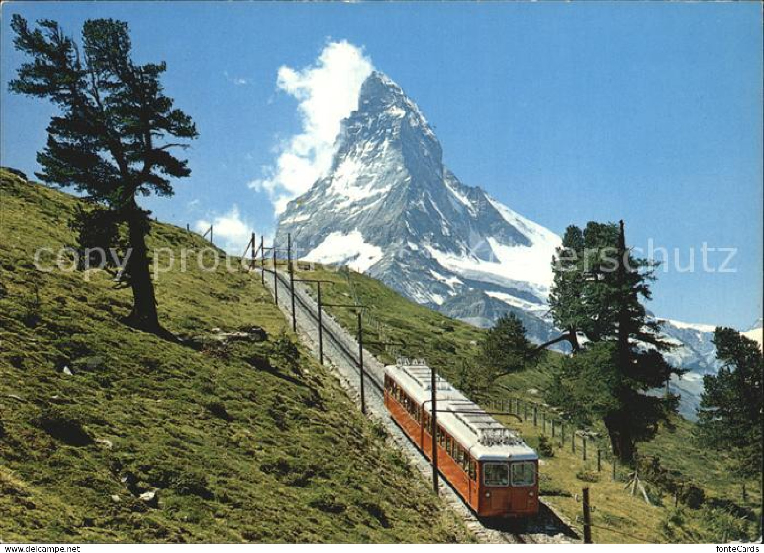 12538277 Gornergratbahn Zermatt Matterhorn Gornergratbahn - Autres & Non Classés
