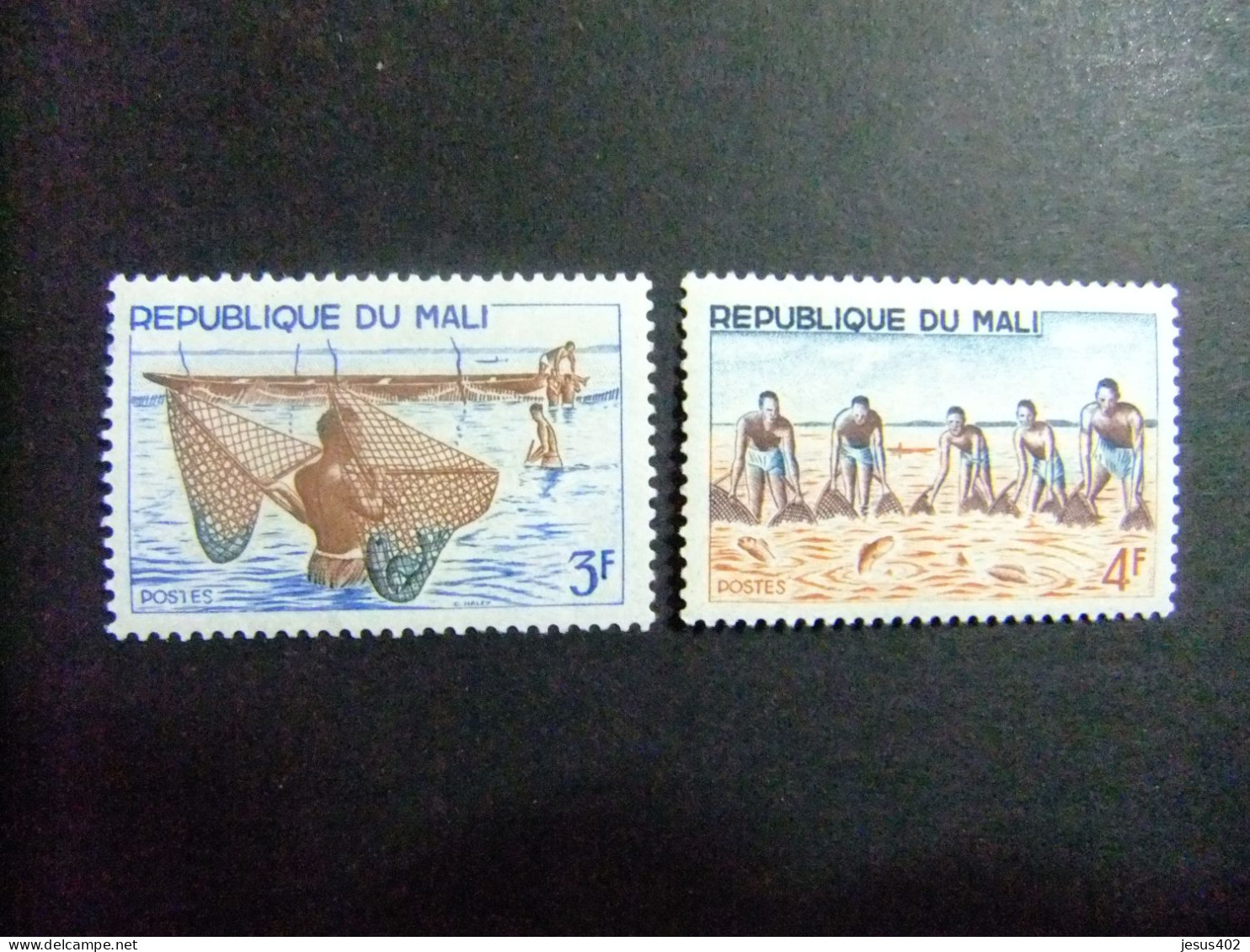 56 MALI - REPUBLICA De MALI 1966 / FORMAS De PESCA / YVERT 90-91 MNH - Mali (1959-...)