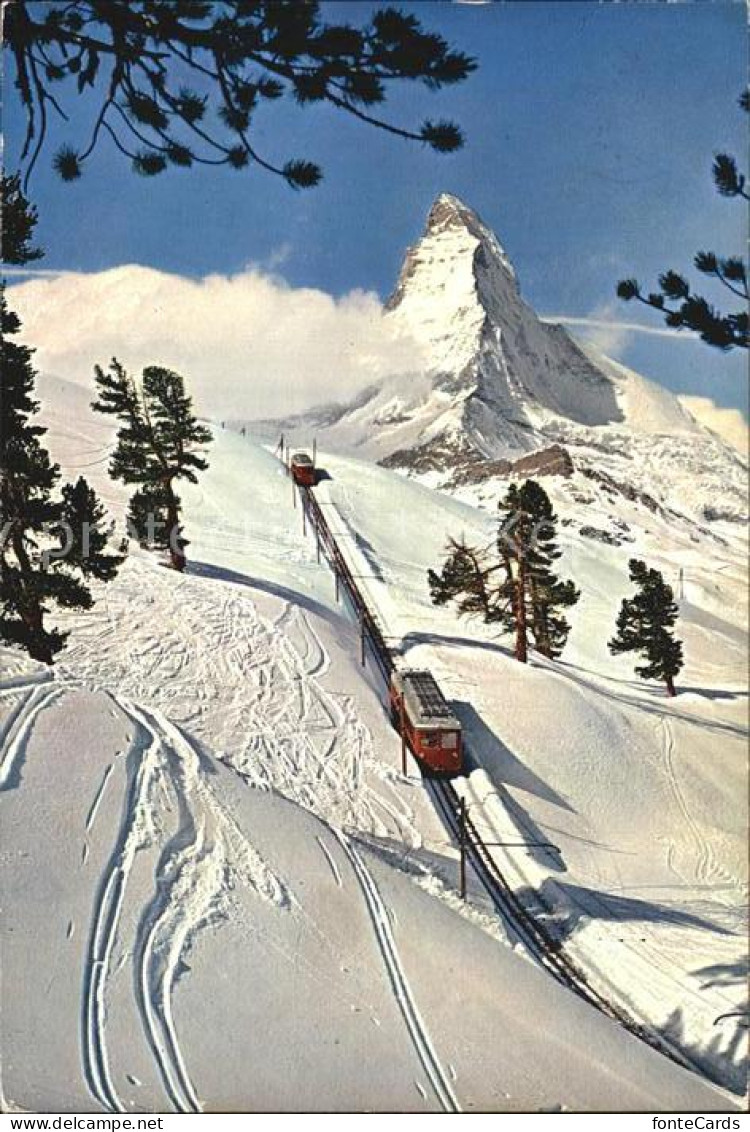 12517287 Gornergratbahn Zermatt Matterhorn Gornergratbahn - Autres & Non Classés