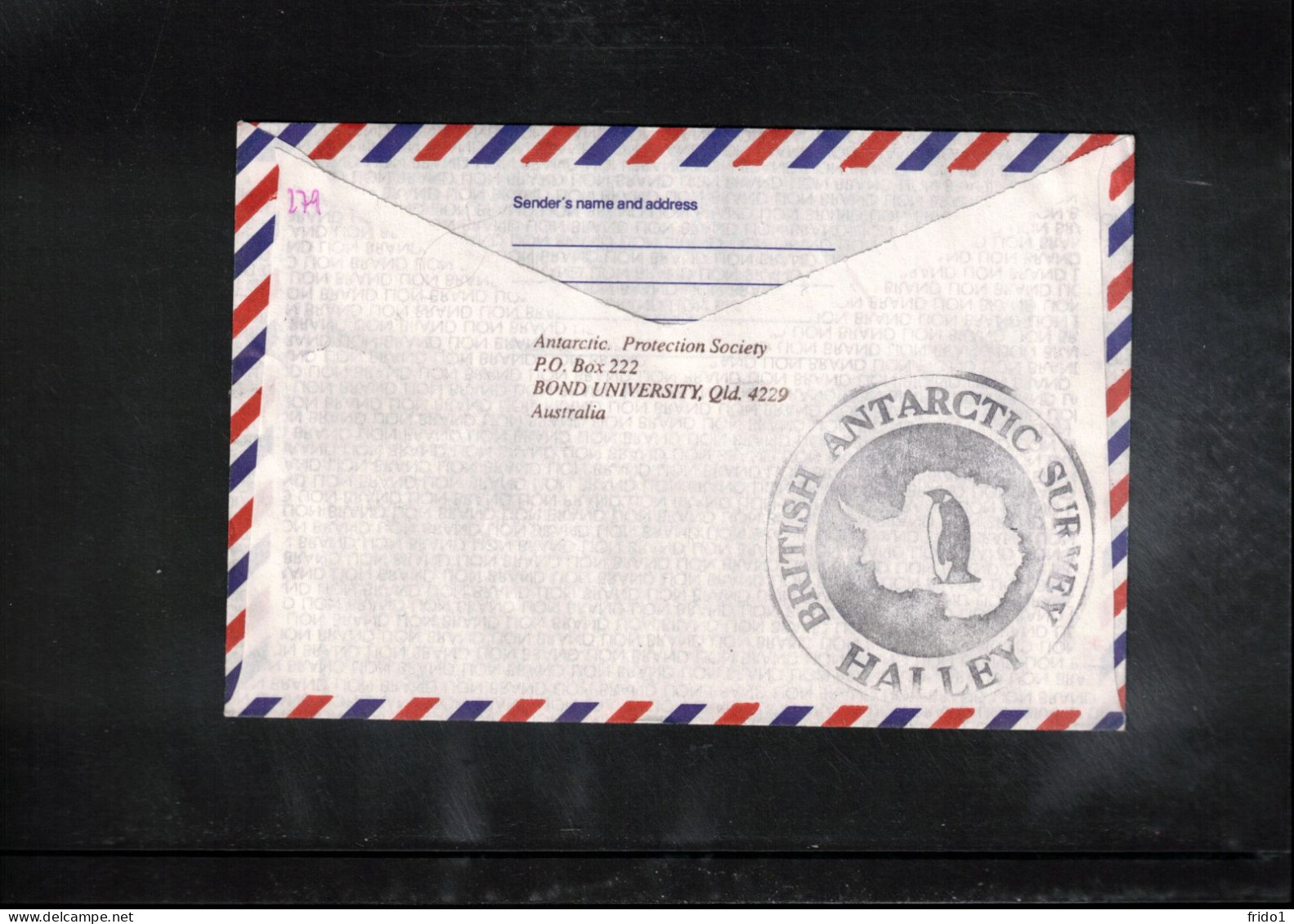 British Antarctic Territory 2000 Halley Bay - British Antarctic Survey Interesting Cover - Lettres & Documents