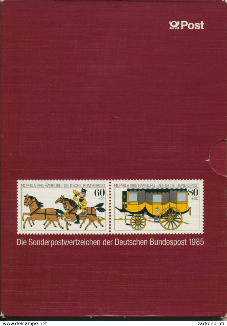 Bund Jahrbuch 1985 Mit Allen Marken Postfrisch Und Schwarzdruck (XL9575) - Ungebraucht