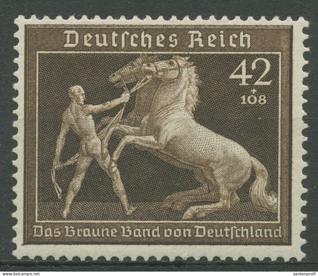 Deutsches Reich 1939 Galopprennen Das Braune Band 699 Postfrisch - Unused Stamps