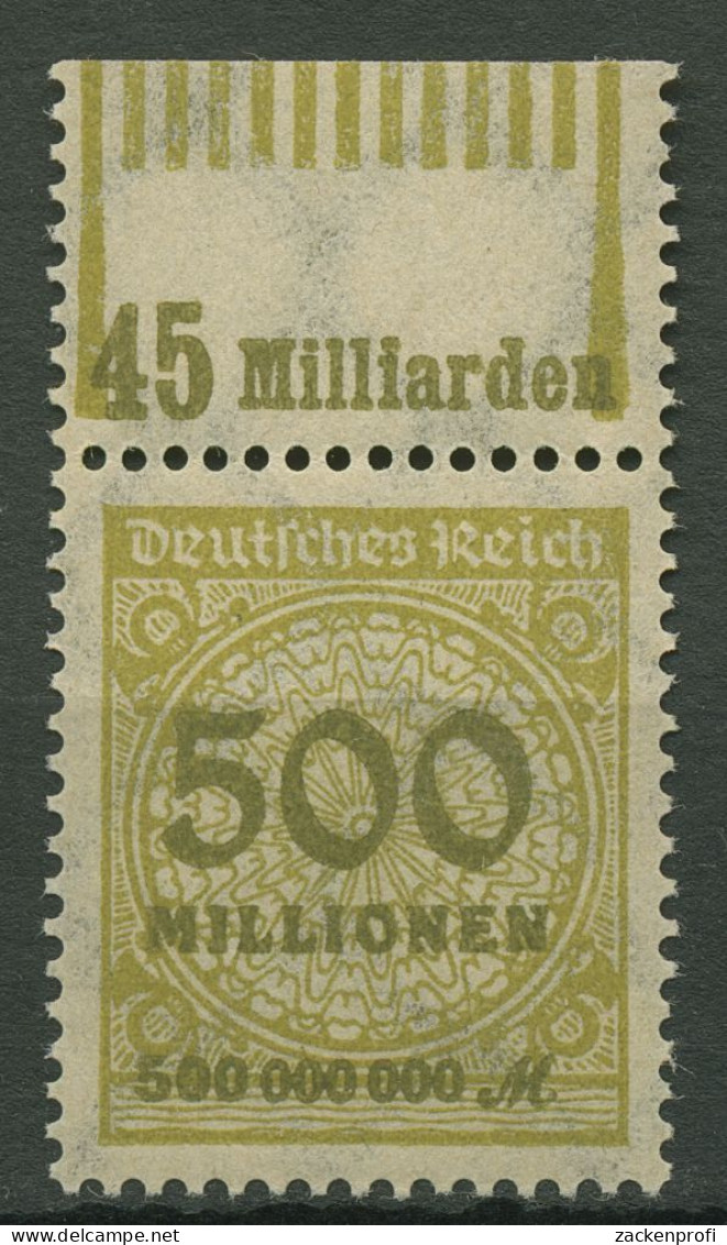 Deutsches Reich 1923 Kombination Platte/Walze 324 A P/W OR Postfrisch - Ungebraucht