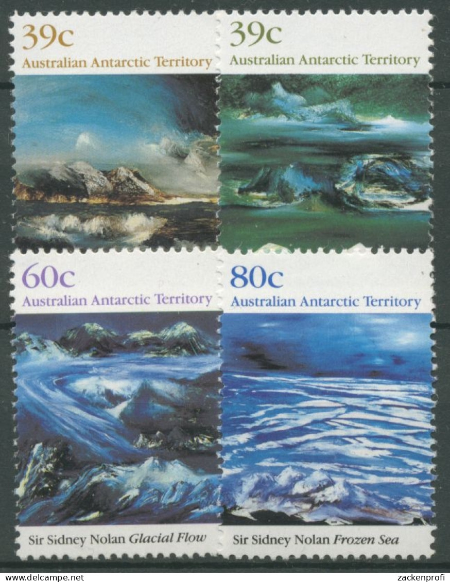 Austral. Antarktis 1989 Eislandschaften Gemälde 84/87 Postfrisch - Ungebraucht