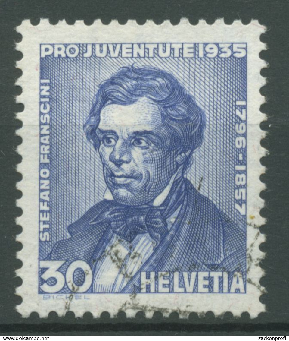 Schweiz 1935 Pro Juventute Stefano Franscini 290 Gestempelt - Usati