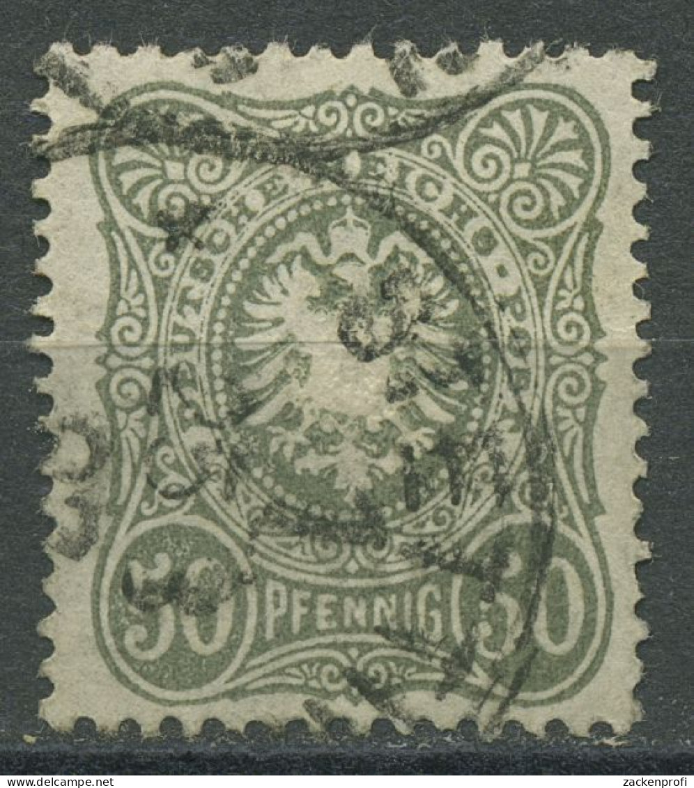 Deutsches Reich 1880 PFENNIG 44 A Gestempelt Geprüft - Usados