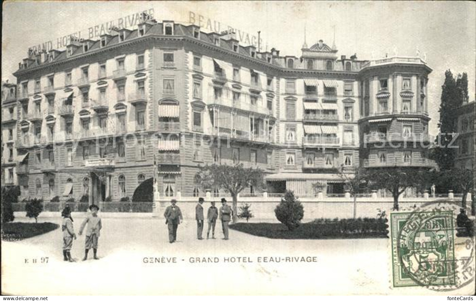 12507017 Geneve GE Grand Hotel Eeau Rivage Geneve GE - Autres & Non Classés