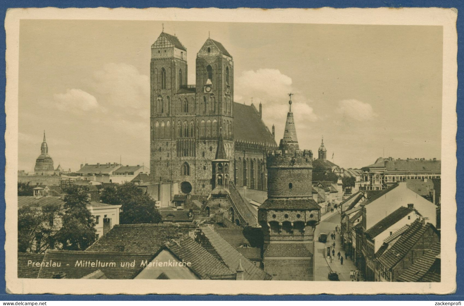 Prenzlau St Marienkirche Und Mitteltorturm, Ungebraucht (AK3687) - Prenzlau