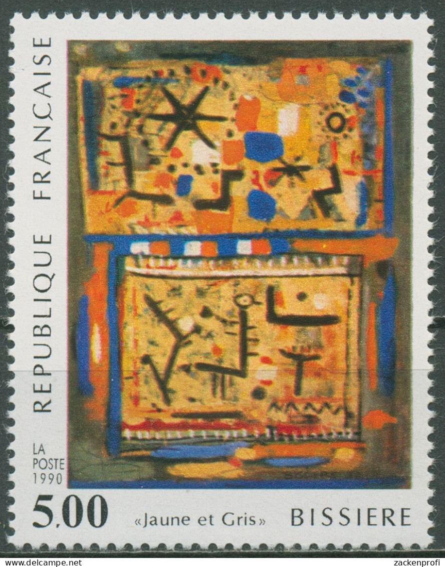 Frankreich 1990 Kunst Gemälde Roger Bissiére 2811 Postfrisch - Neufs