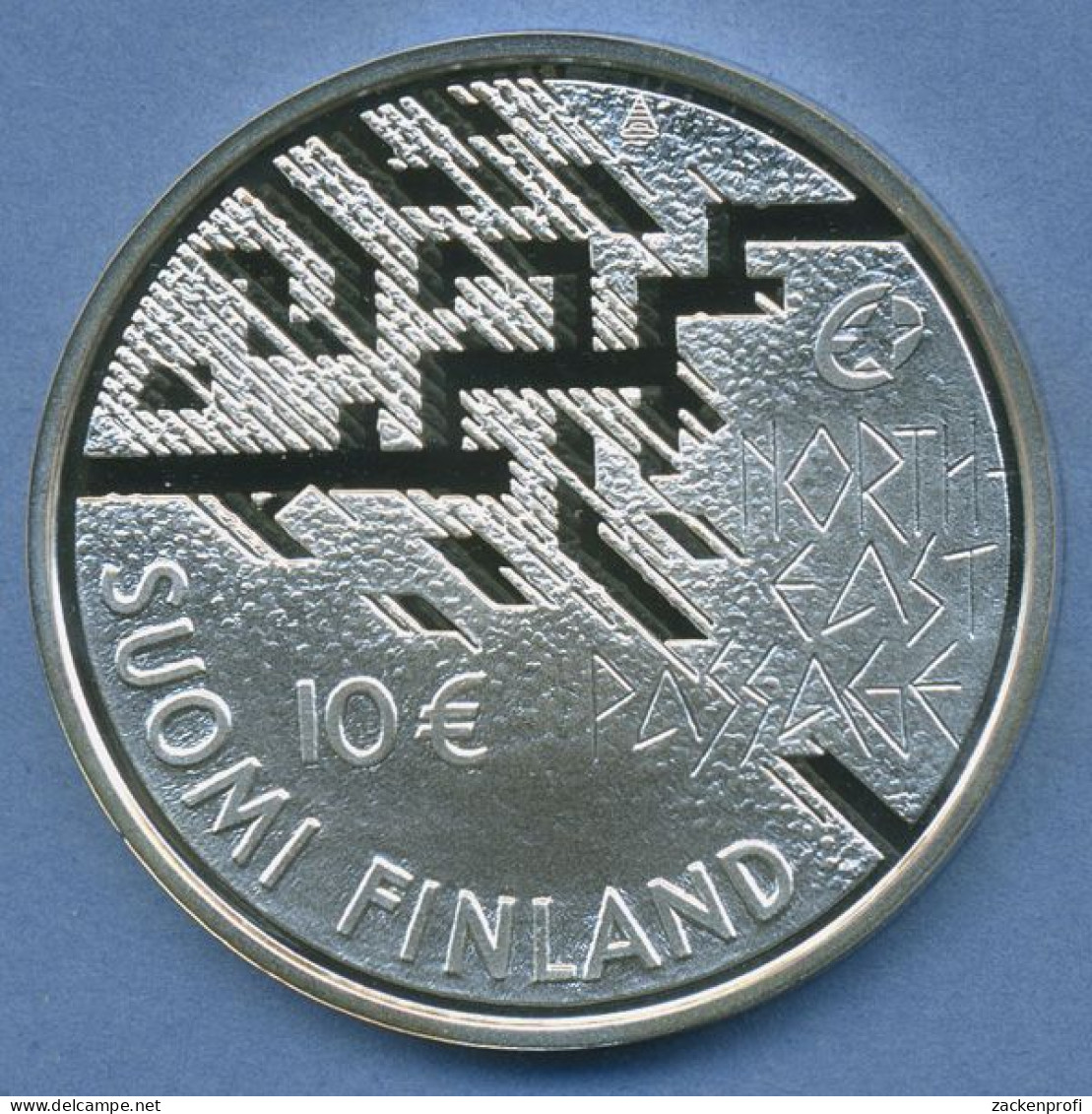 Finnland 10 Euro 2007, Polarforscher Nordenskiöld, Silber, KM 134 PP (m4427) - Finnland