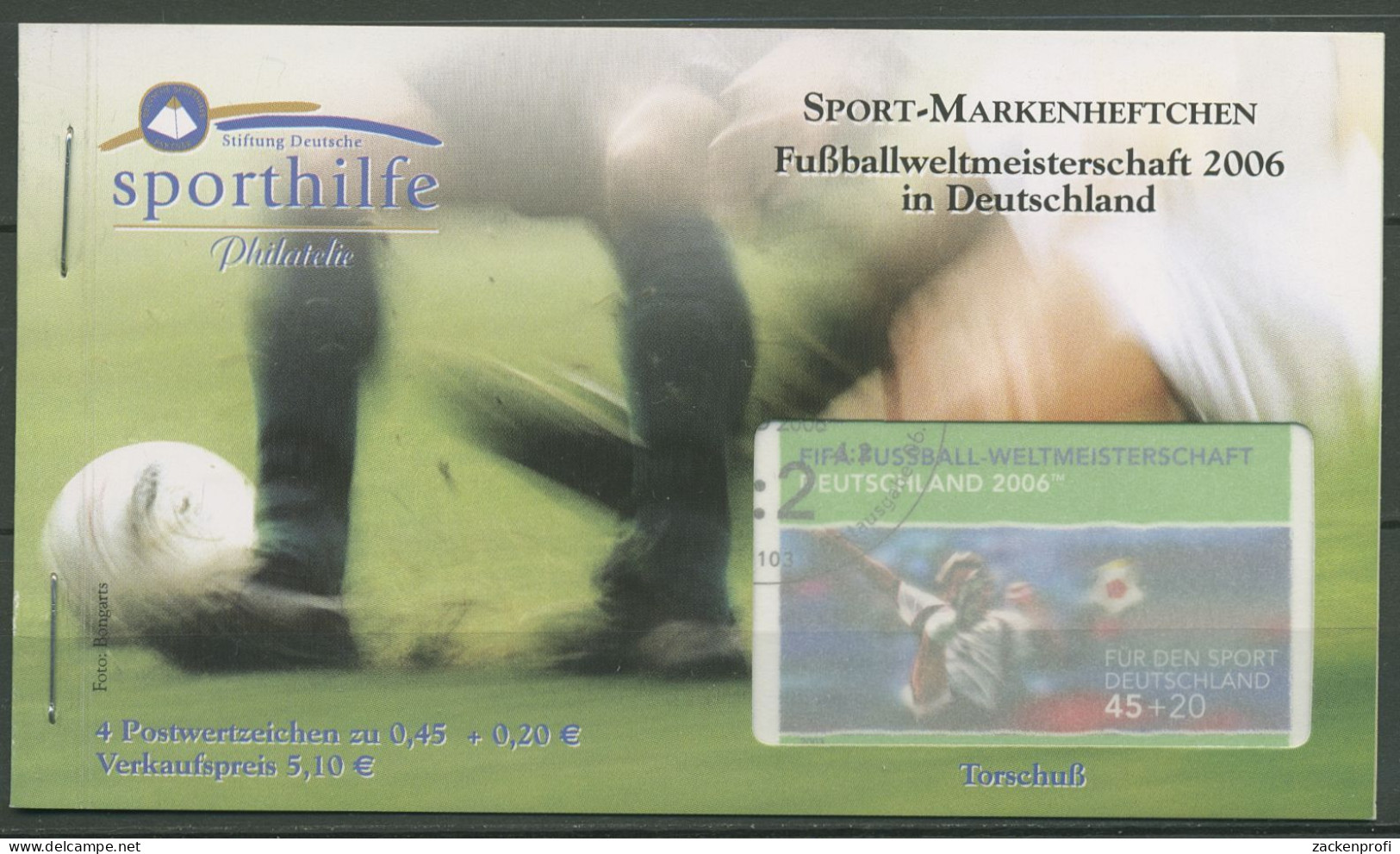 Bund Deutsche Sporthilfe 2003 Markenheftchen SMH 40 (2324) Gestempelt (C99087) - Autres & Non Classés