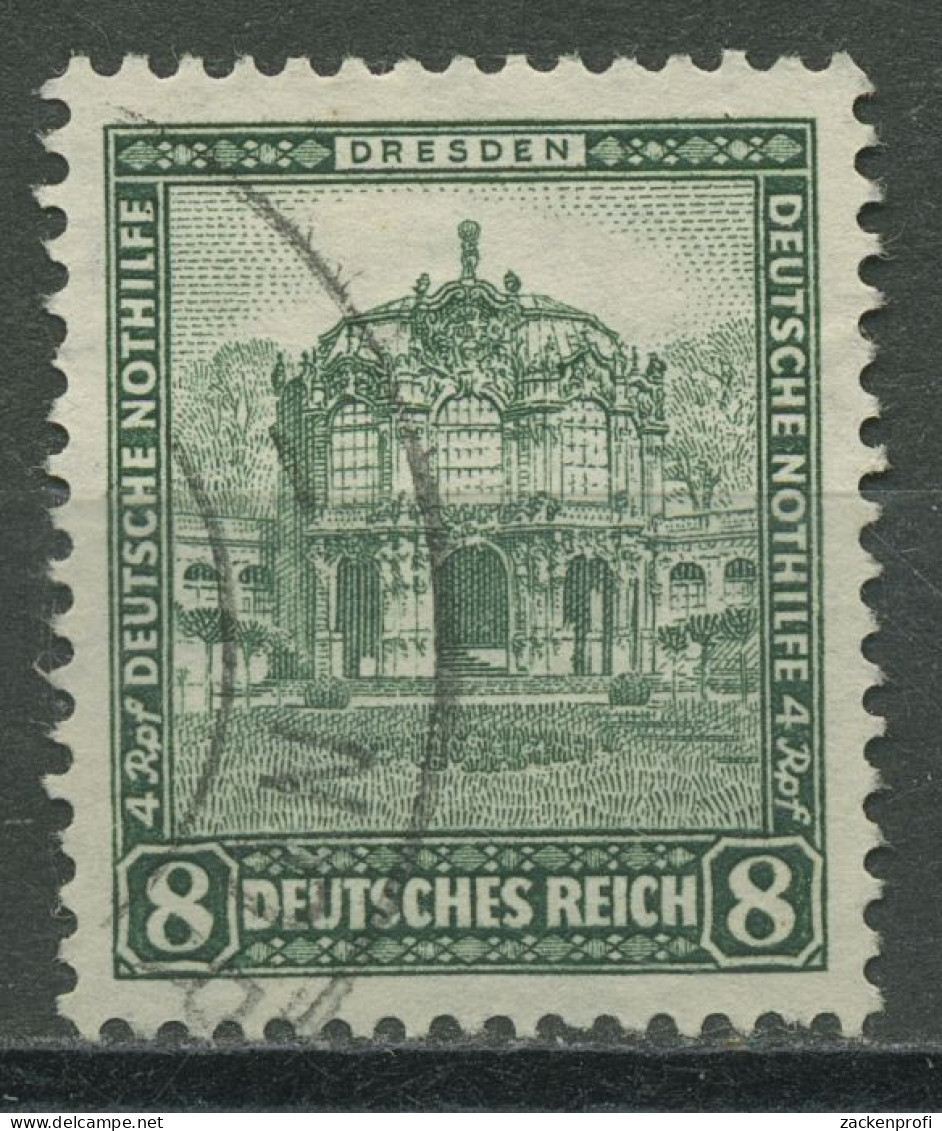 Deutsches Reich 1931 Nothilfe: Dresden Zwinger 459 Gestempelt - Used Stamps