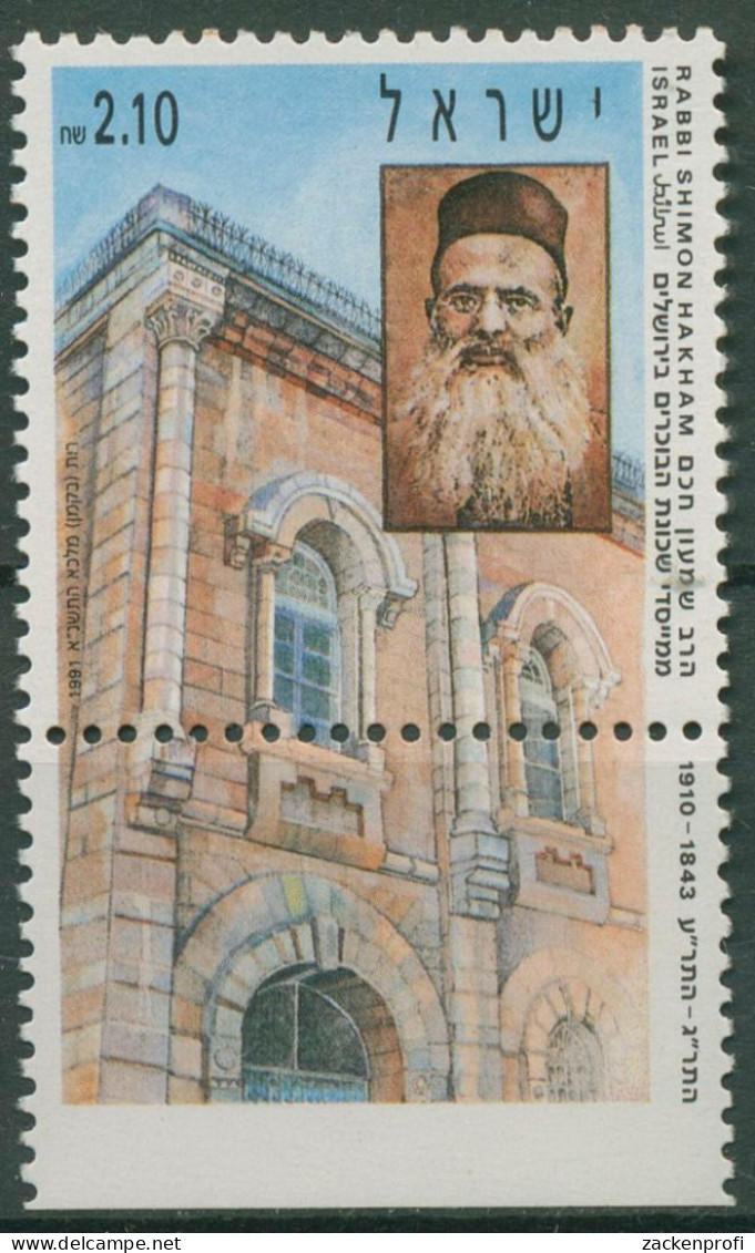 Israel 1991 Rabbi Simon Hakham 1196 Mit Tab Postfrisch - Neufs (avec Tabs)