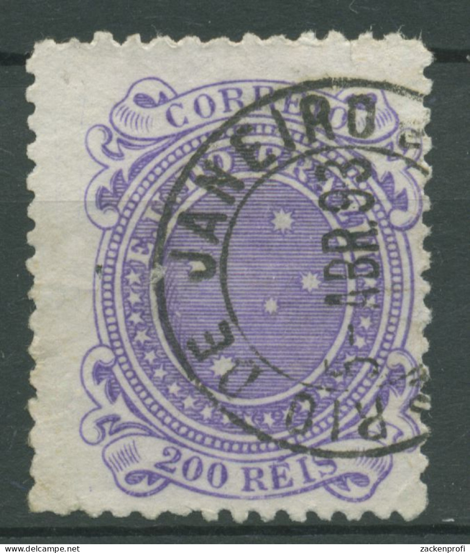 Brasilien 1890 Sternbild Kreuz Des Südens 89 Gestempelt - Used Stamps