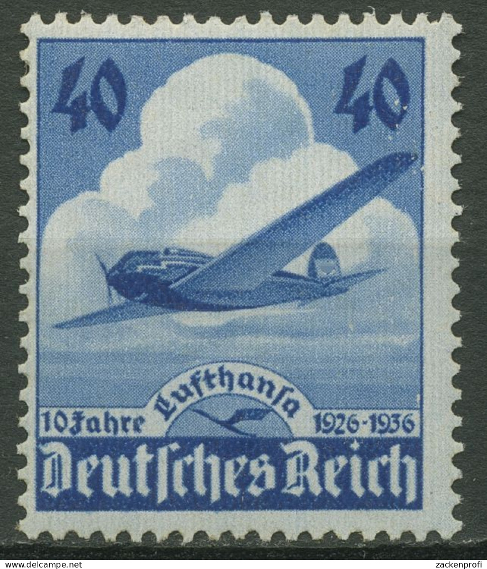 Deutsches Reich 1936 10 Jahre Lufthansa 603 Postfrisch - Nuovi
