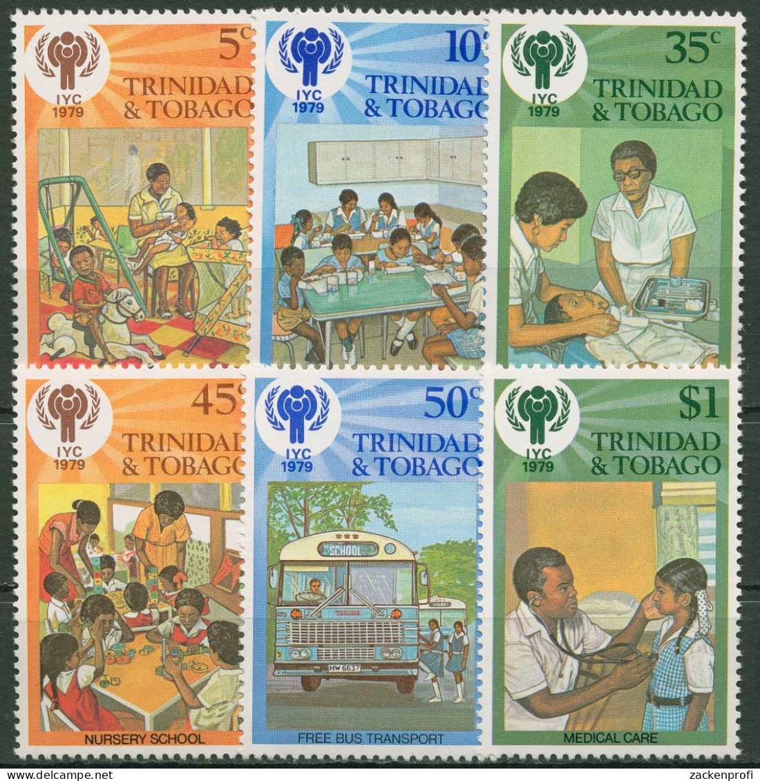 Trinidad Und Tobago 1979 Internationales Jahr Des Kindes 385/90 A Postfrisch - Trinité & Tobago (1962-...)