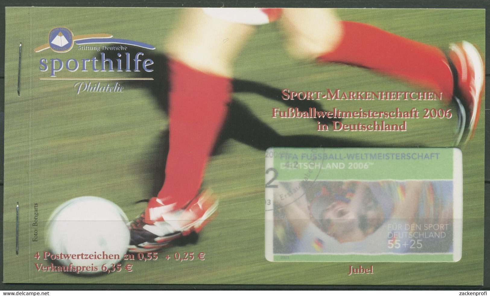 Bund Deutsche Sporthilfe 2003 Markenheftchen SMH 41 (2325) Gestempelt (C99088) - Autres & Non Classés