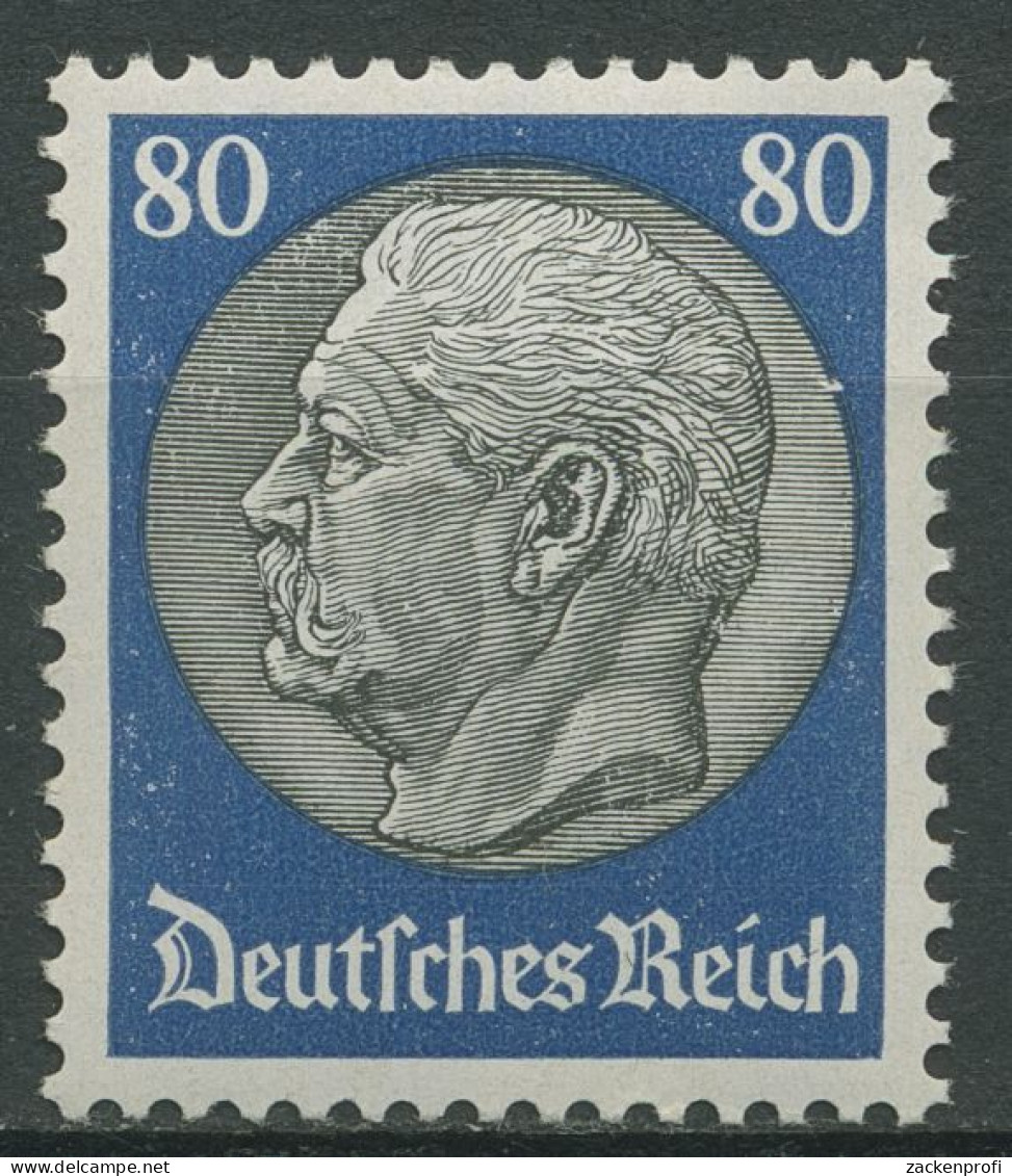 Deutsches Reich 1933 Hindenburg WZ Waffeln 494 Postfrisch - Neufs