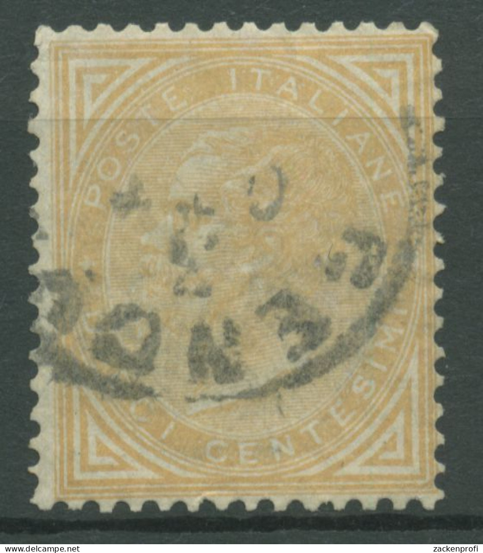 Italien 1863 König Viktor Emanuel II. 17 Gestempelt - Usados