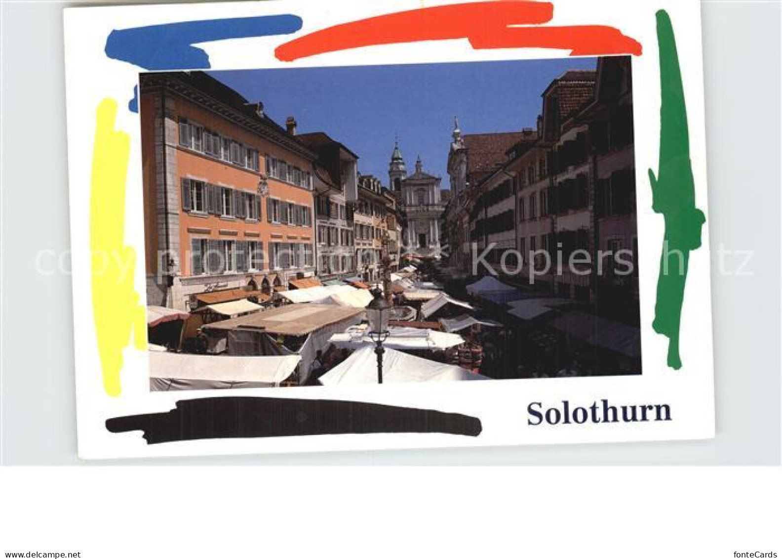 12503837 Solothurn Marktszene Solothurn - Sonstige & Ohne Zuordnung