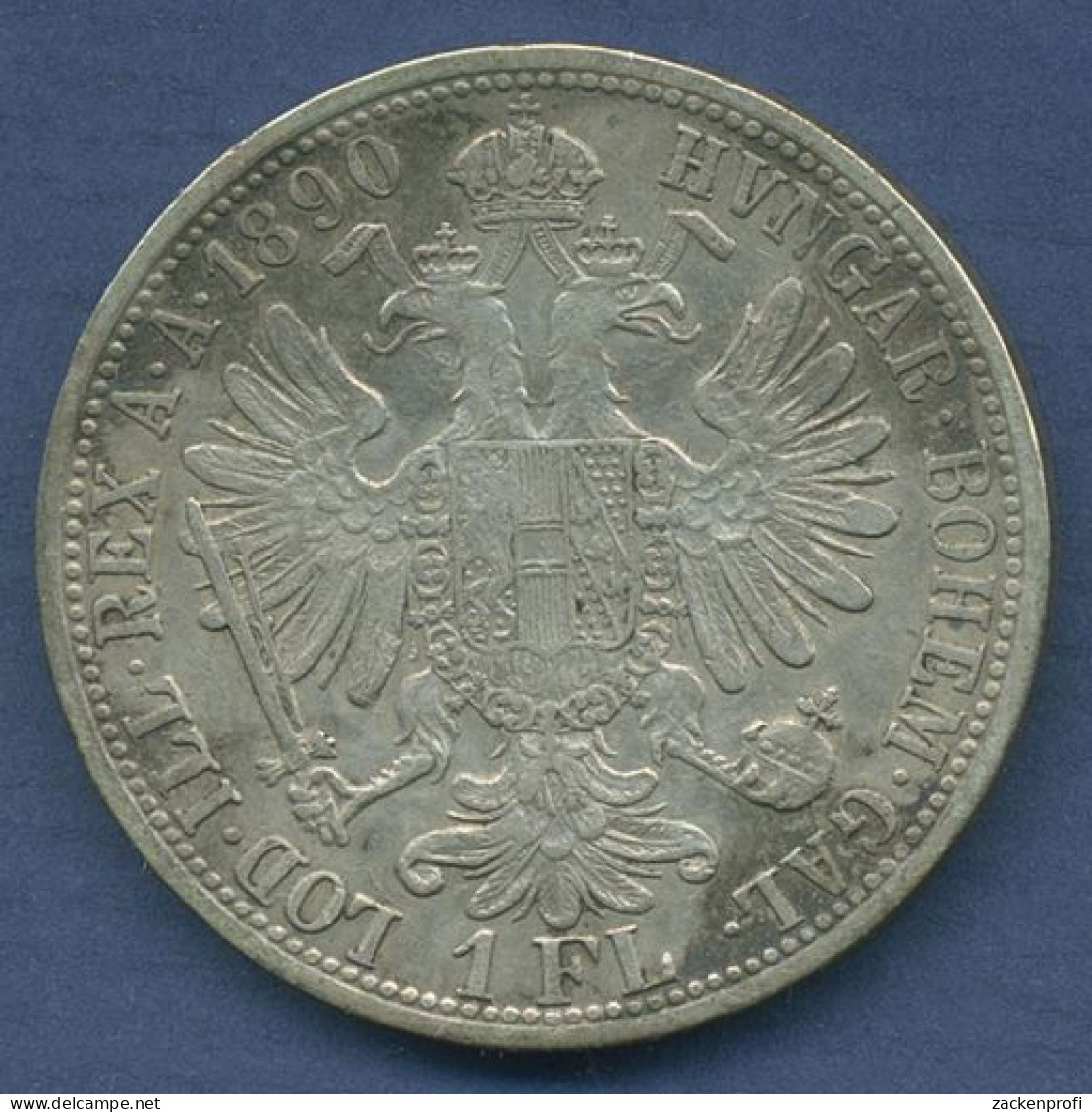 Österreich Gulden 1890, Franz Joseph I., J 342 Vz (m6458) - Oostenrijk