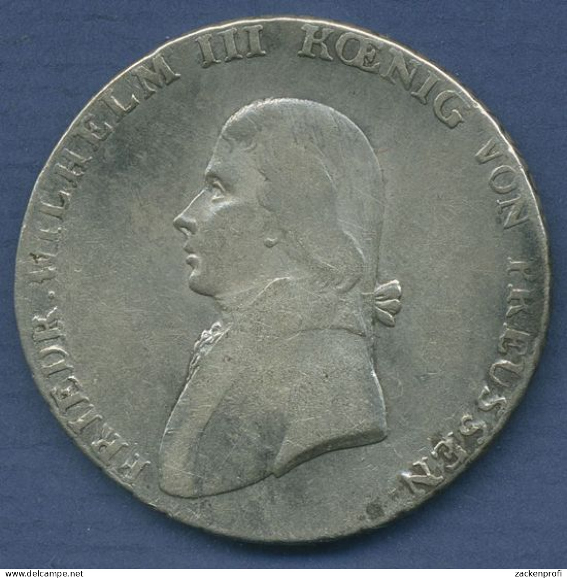 Preußen Taler 1802 A, Friedrich Wilhelm III. J 29, Ss (m6401) - Taler & Doppeltaler