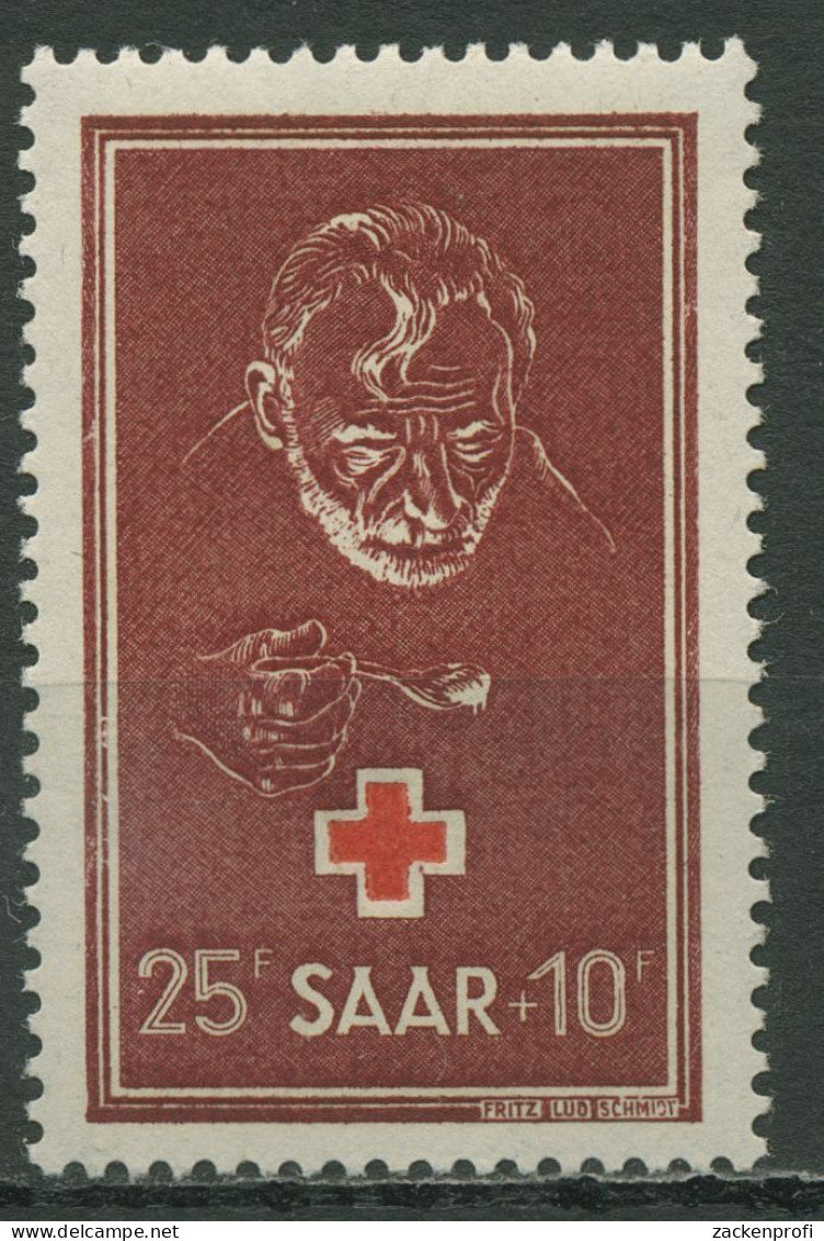 Saarland 1950 Rotes Kreuz, Armenspeisung 292 Mit Falz - Unused Stamps