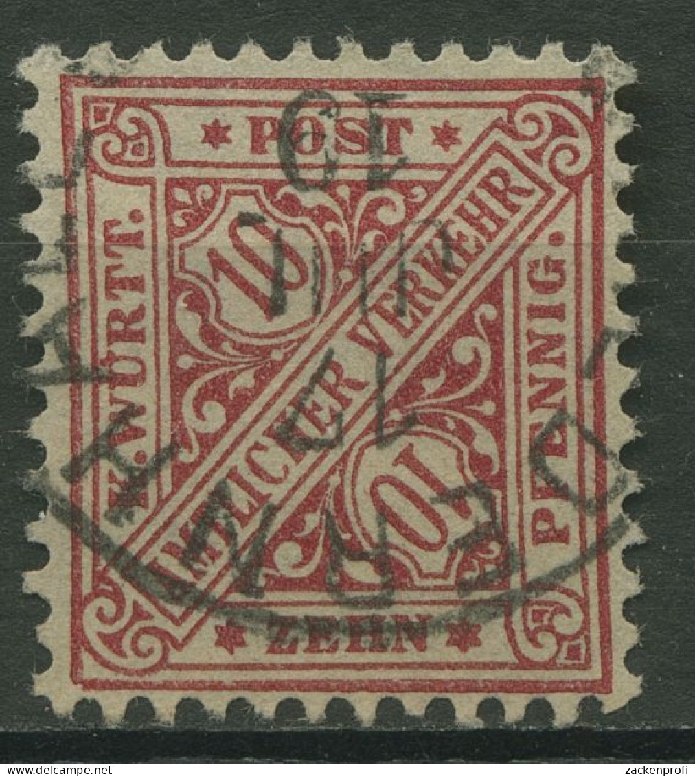 Württemberg Dienstmarken 1906 Ziffer In Schildern 230 A Gestempelt - Used