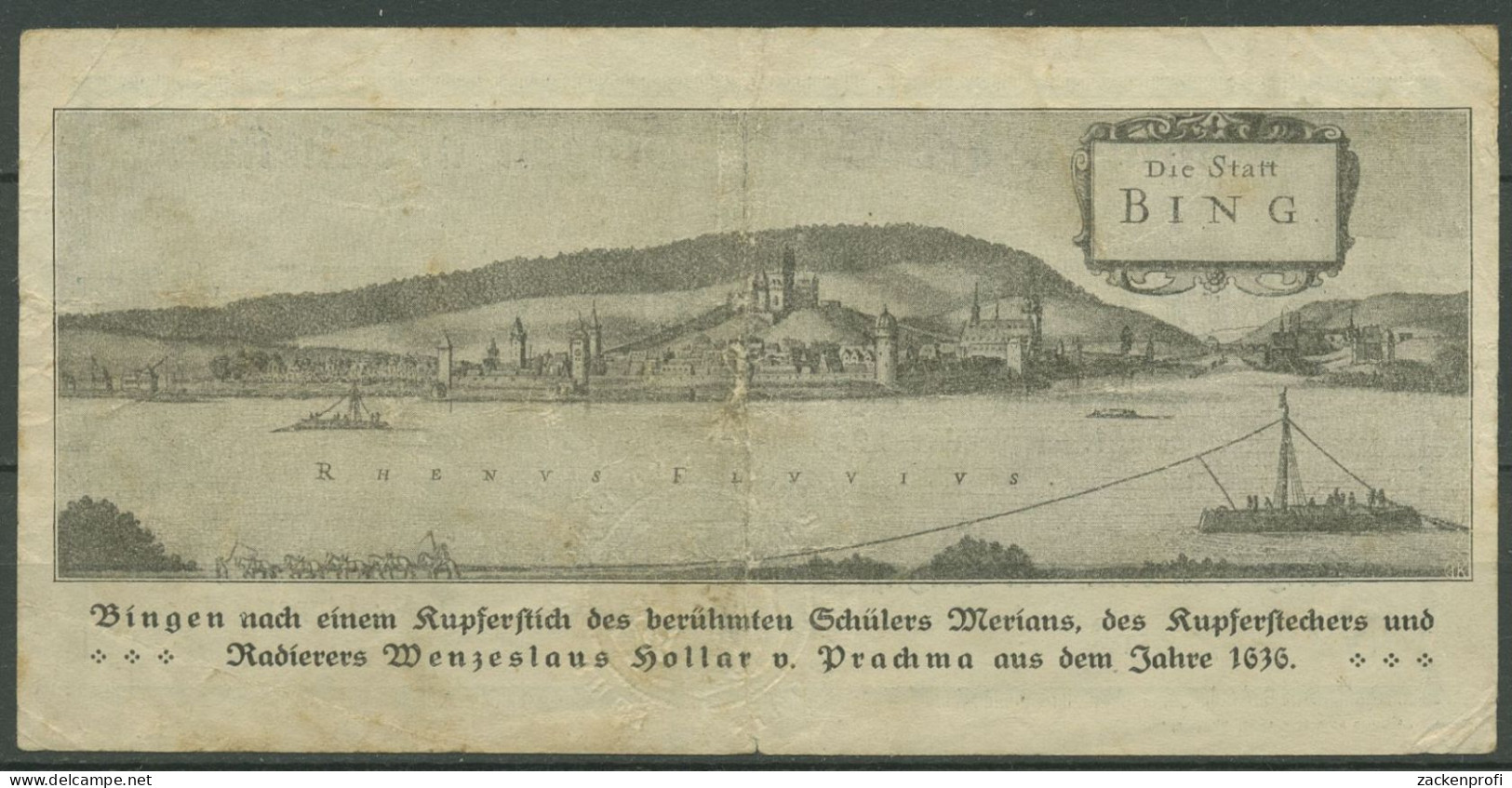 Bingen A. Rhein 10 Millionen Mark 1923, Keller 425 C, Gebraucht (K1106) - Andere & Zonder Classificatie