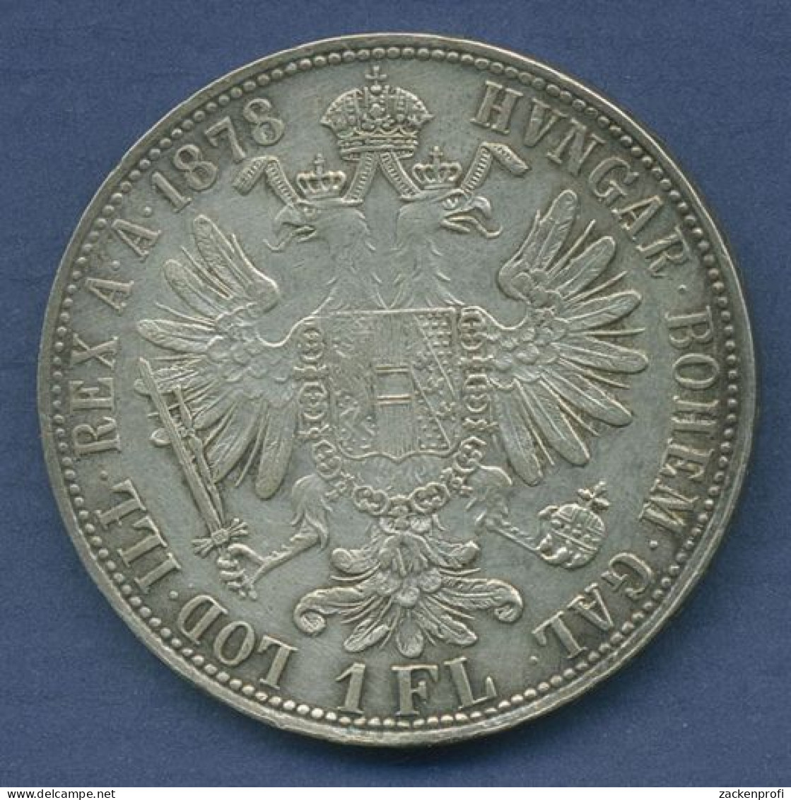 Österreich Gulden 1878, Franz Joseph I., J 342 Vz (m6457) - Autriche