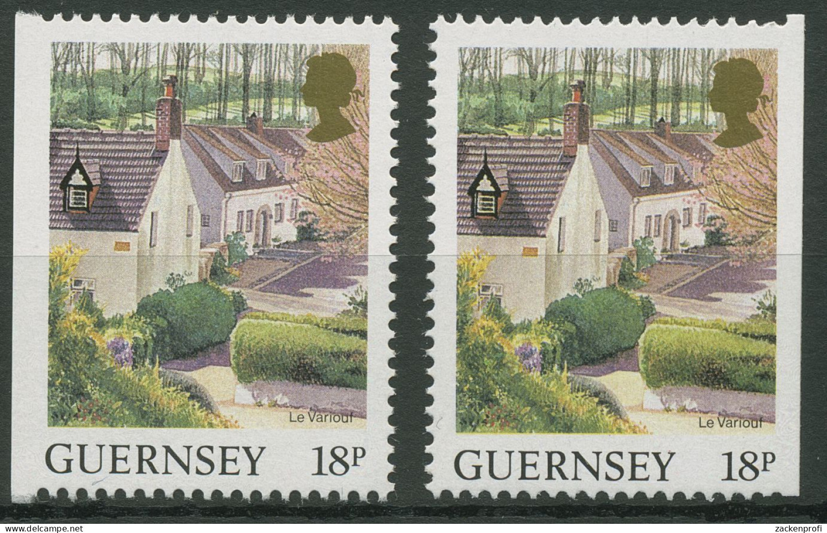 Guernsey 1989 Sehenswürdigkeiten Le Varriouf 448 Dl/Dr Postfrisch - Guernsey