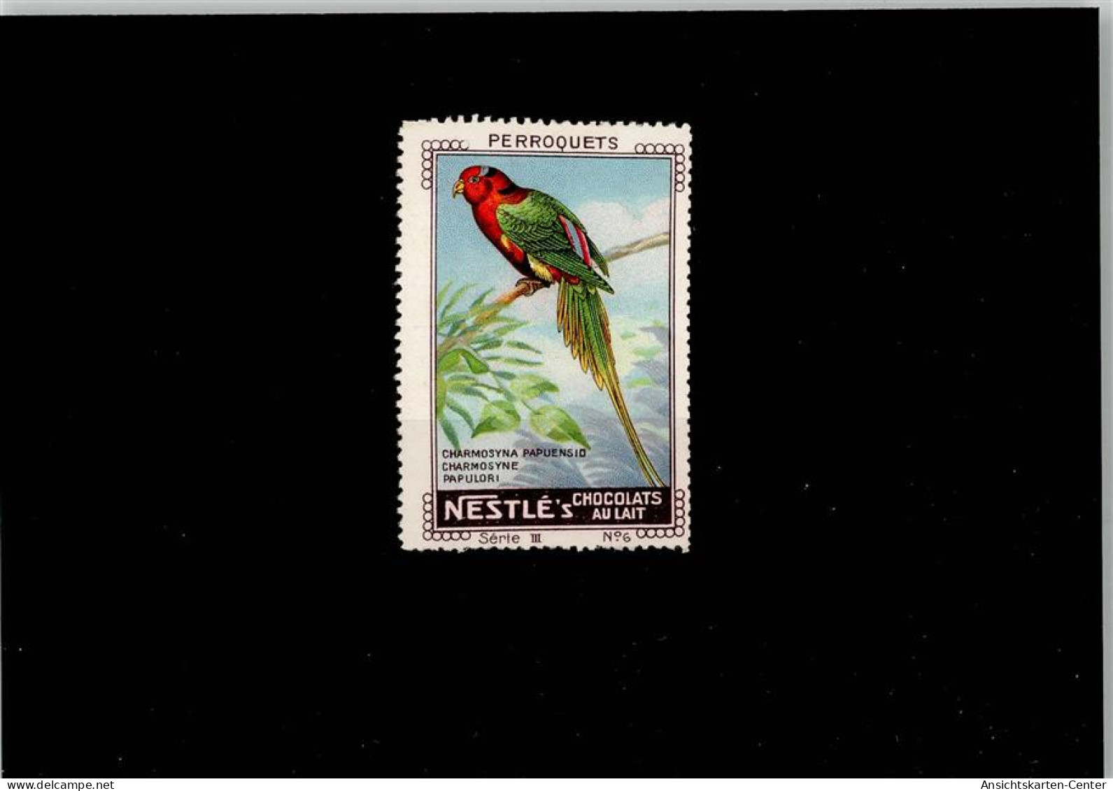 52004809 - Papageien Nestle - Werbepostkarten