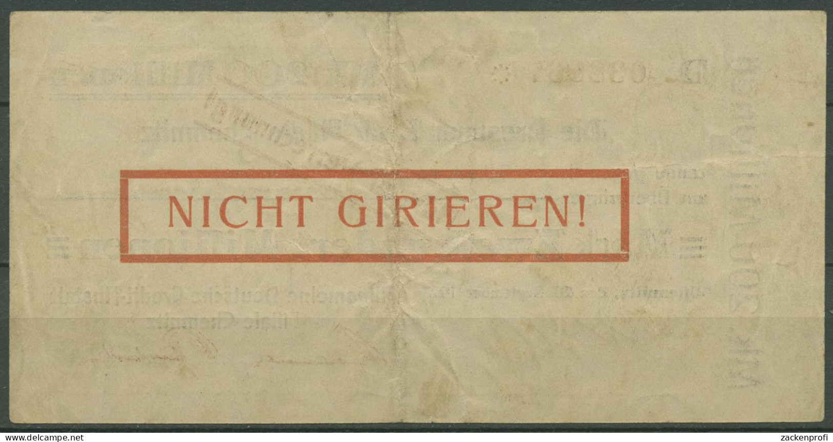 Chemnitz Dredner Bank 200 Mio Mark 1923, Keller 742 IIIo, Gebraucht (K1105) - Andere & Zonder Classificatie