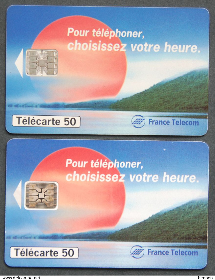 Télécartes Pour Téléphoner Choisissez Votre Heure 1993 Plus Longtemps Au Même Prix Avantages  50U Régie T France Télécom - Zonder Classificatie