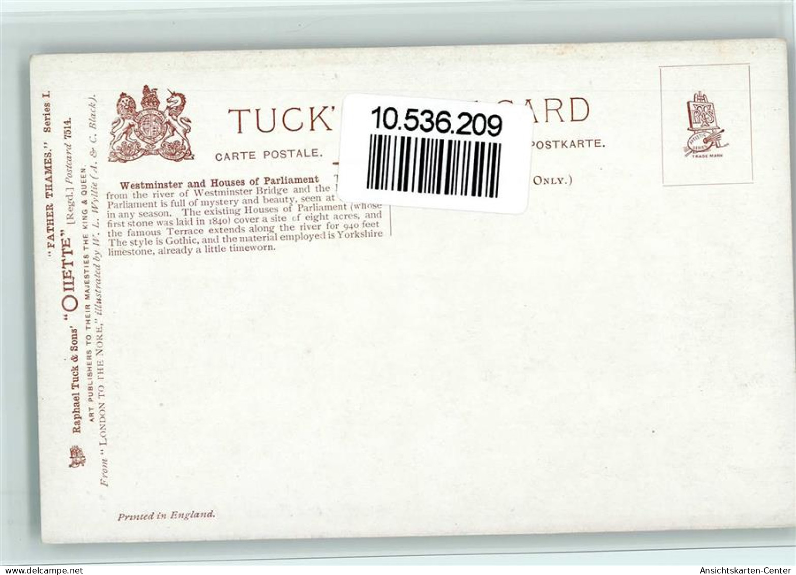 10536209 - Tucks / Raphael Tuck & Son Nr. 7514  Father - Autres & Non Classés