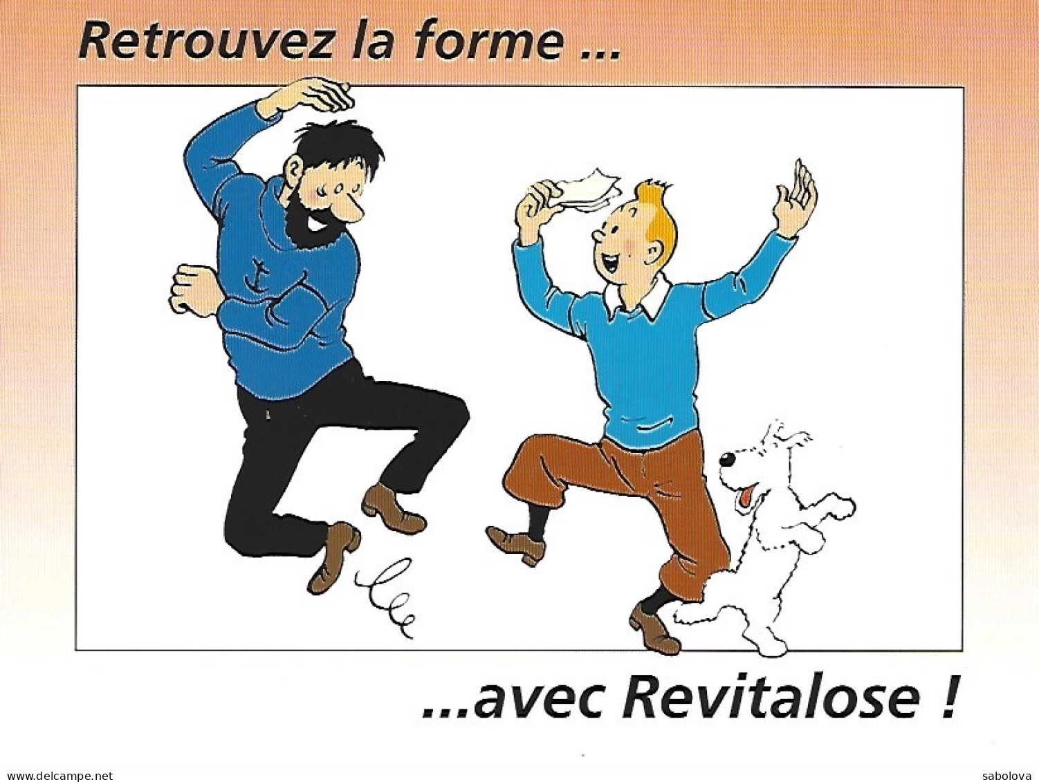 Tintin  Revitalose Fascicule 4 Pages - Advertisement