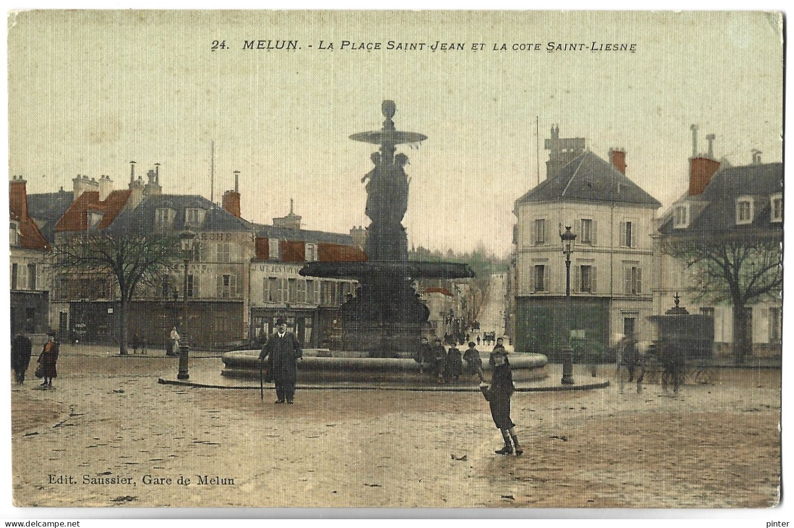 MELUN - La Place Saint Jean Et La Côte Saint Liesne - Melun