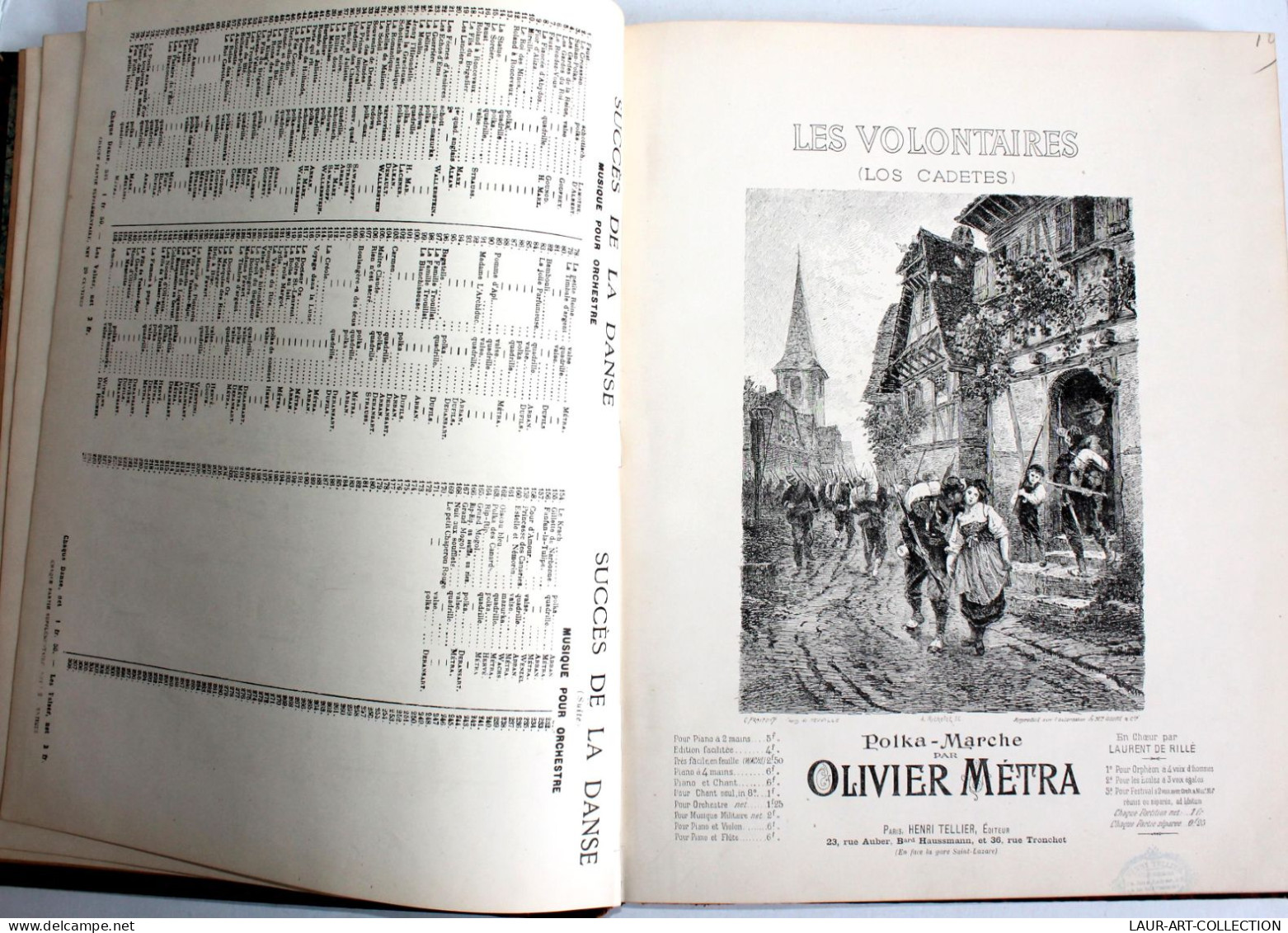 RARE 20 PARTITION PIANO EN 1 VOLUME! SULTAN POLKA, FLUTE ENCHANTE, LA BOHEMIENNE / ANCIEN LIVRE XXe SIECLE (1803.257) - Instruments à Clavier