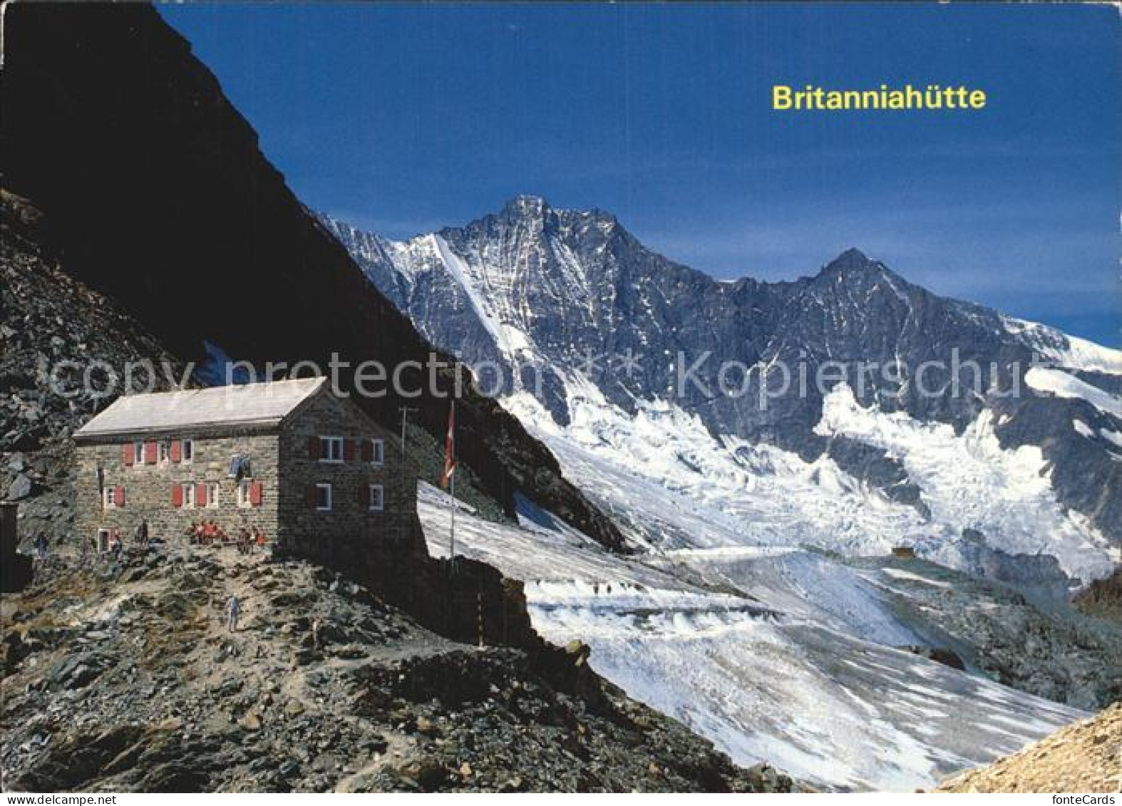 12480517 Britanniahuette Saastal Dorn Lenzspitze Britanniahuette - Sonstige & Ohne Zuordnung