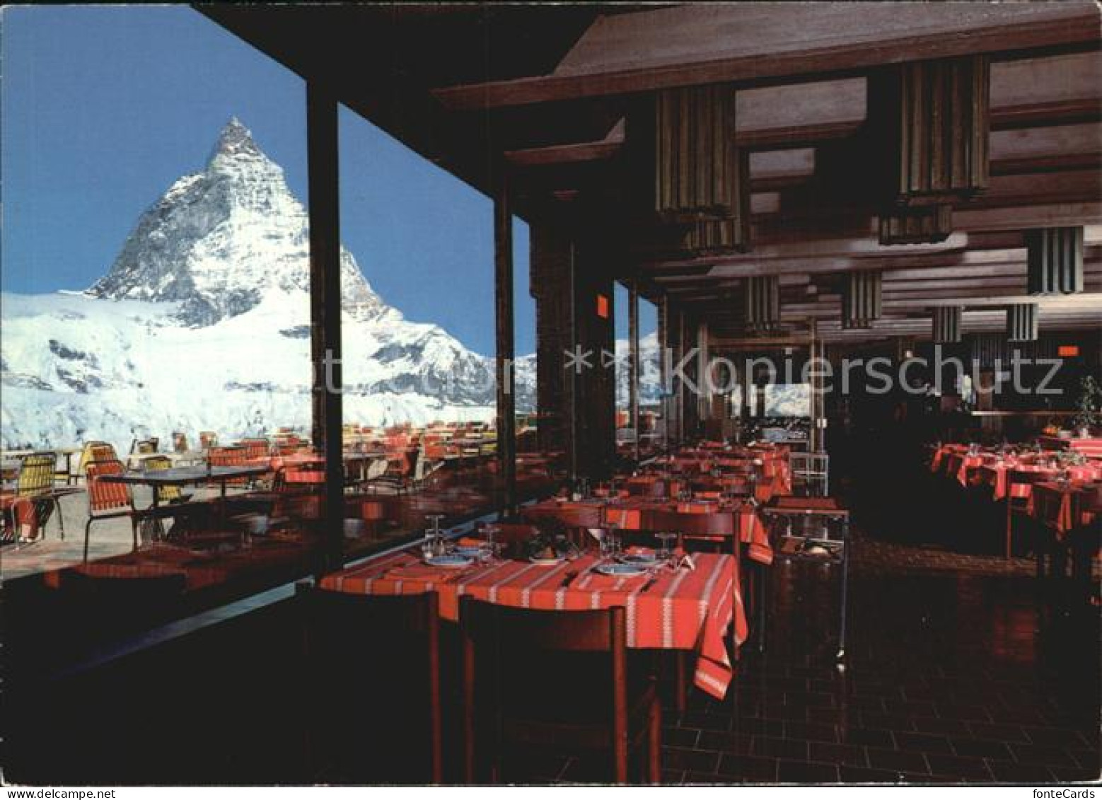 12479057 Zermatt VS Restaurant Glacier Trockener Steg Matterhorn Zermatt VS - Sonstige & Ohne Zuordnung
