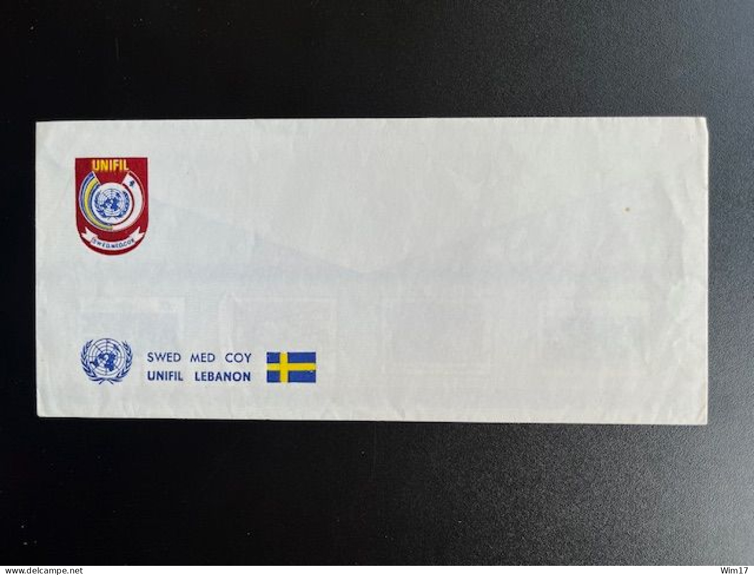 SWEDEN SVERIGE 1980'S UNUSED COVER LOGO SWEDISH PARTICIPATION UNIFIL LEBANON ZWEDEN - Briefe U. Dokumente