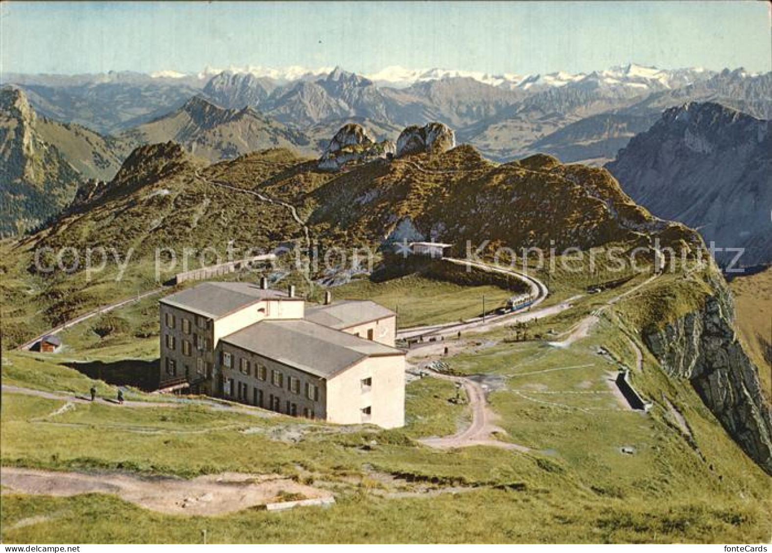 12478927 Rochers De Naye Grand Hotel Vue Sur Les Alpes Bernoises Rochers De Naye - Altri & Non Classificati