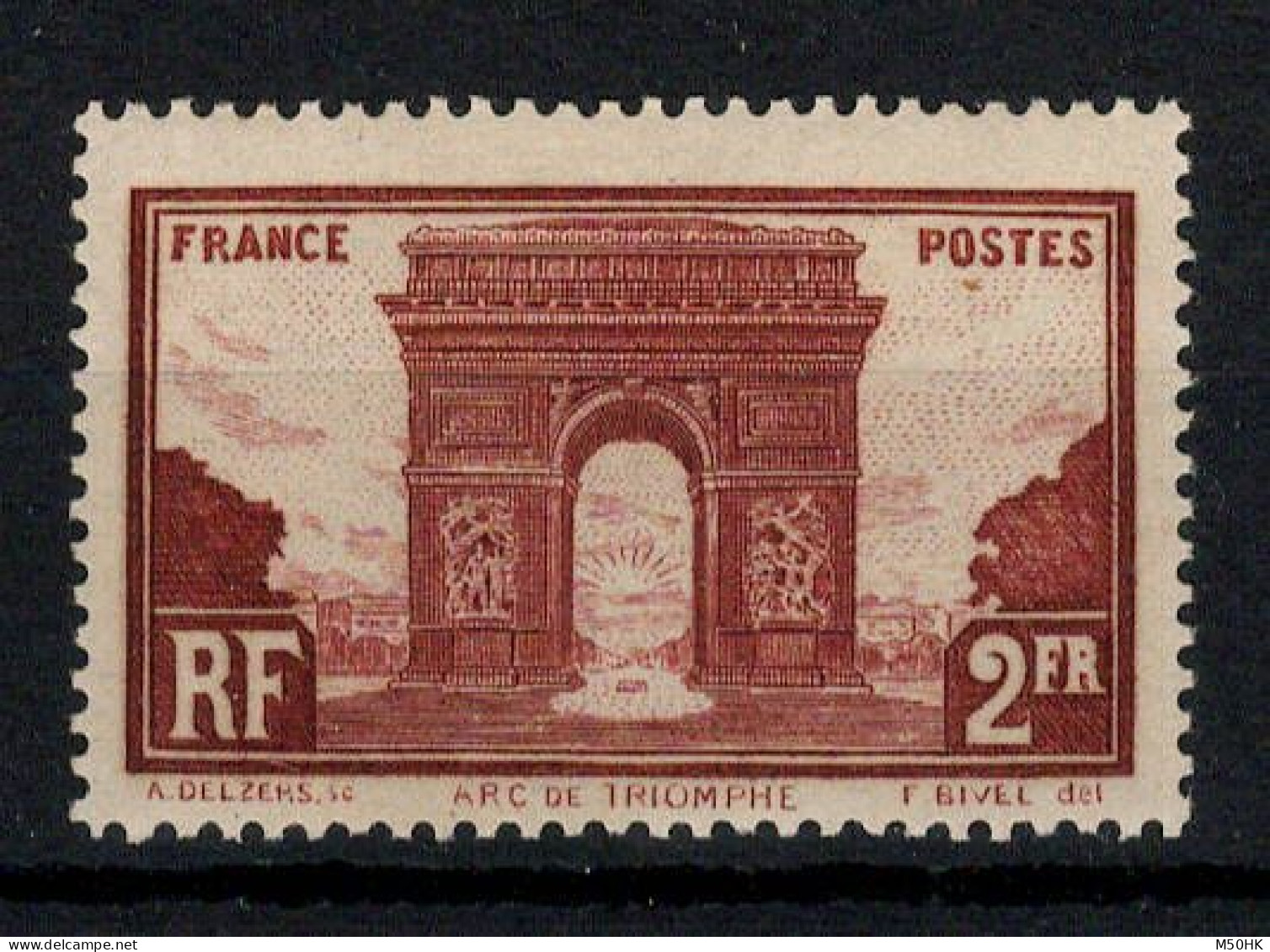 YV 258 N* MH , Arc De Triomphe Cote 42 Euros - Nuevos