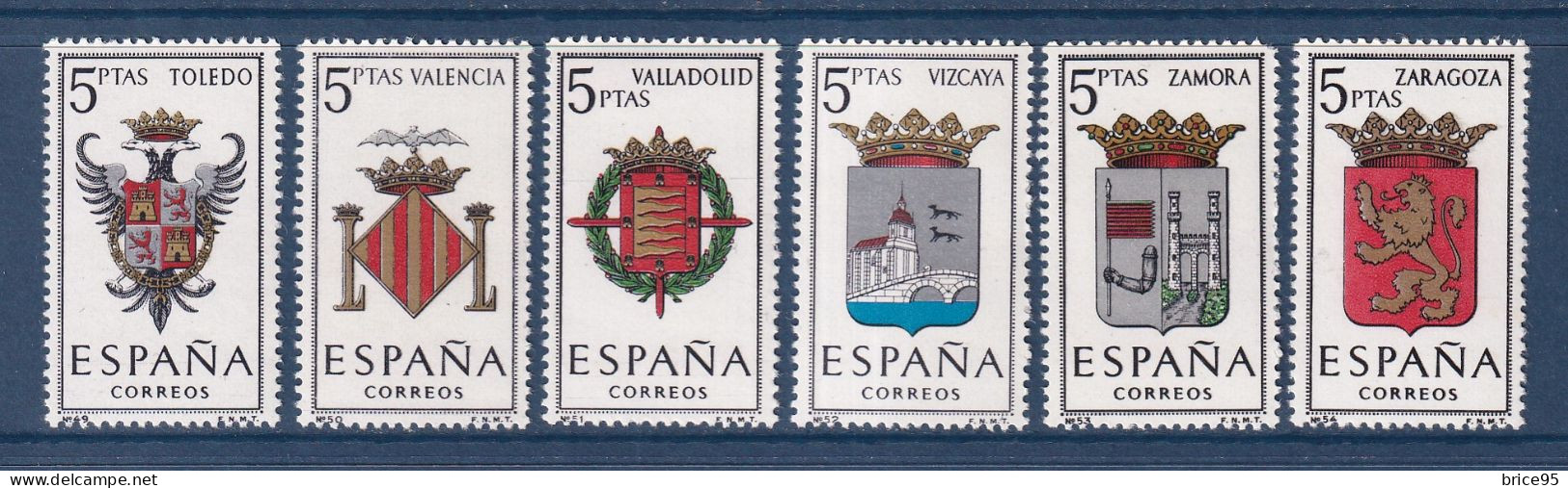 Espagne - YT N° 1358 à 1363 ** - Neuf Sans Charnière - 1966 - Unused Stamps