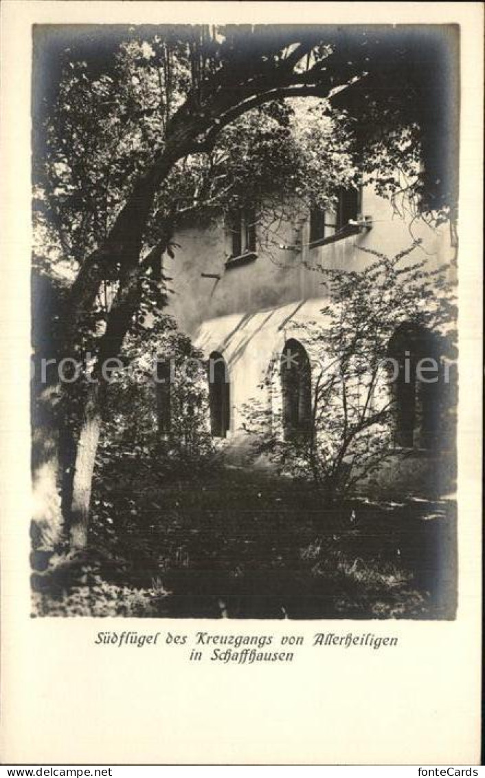 12476157 Schaffhausen SH Kreuzgang Suedfluegel Von Allerheiligen Schaffhausen - Andere & Zonder Classificatie