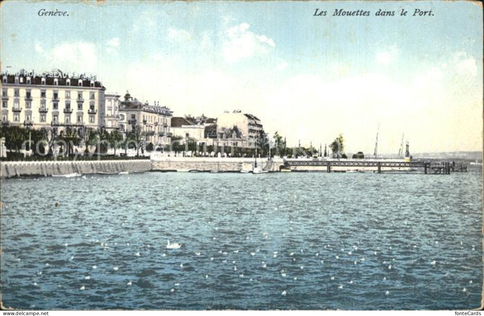 12475347 Geneve GE Les Mouettes Le Port Geneve - Other & Unclassified
